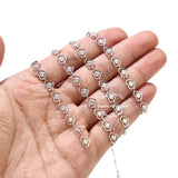 1 Meter Stainles Steel Gold Handmade Drop Heart Sculptured round Disc Chains for Women Necklace Bracelet Anklet Making Supplies