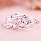 Hot-Selling Bracelet Welfare Model Bamboo Lotus Bracelet Chinese-Style Butterfly Peace Ins Student Bracelet Simple Best Friend Bracelet