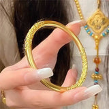 Hot-Selling Bracelet Welfare Model Bamboo Lotus Bracelet Chinese-Style Butterfly Peace Ins Student Bracelet Simple Best Friend Bracelet