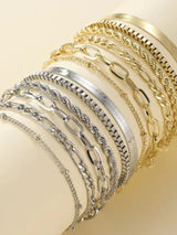 Fiora | Chain Bracelet Set
