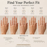 14K Gold Plated Heart Stackable Ring for Women, 925 Sterling Silver CZ Promise Ring, Hypoallergenic Lightweight Minimalist Band for Everyday Wear, Work, Party, Wedding, Date Night & Vacation, Trendy Jewelry Gift for Her Sizes 5/6/7/8/9