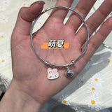 Hot-Selling Bracelet Welfare Model Bamboo Lotus Bracelet Chinese-Style Butterfly Peace Ins Student Bracelet Simple Best Friend Bracelet