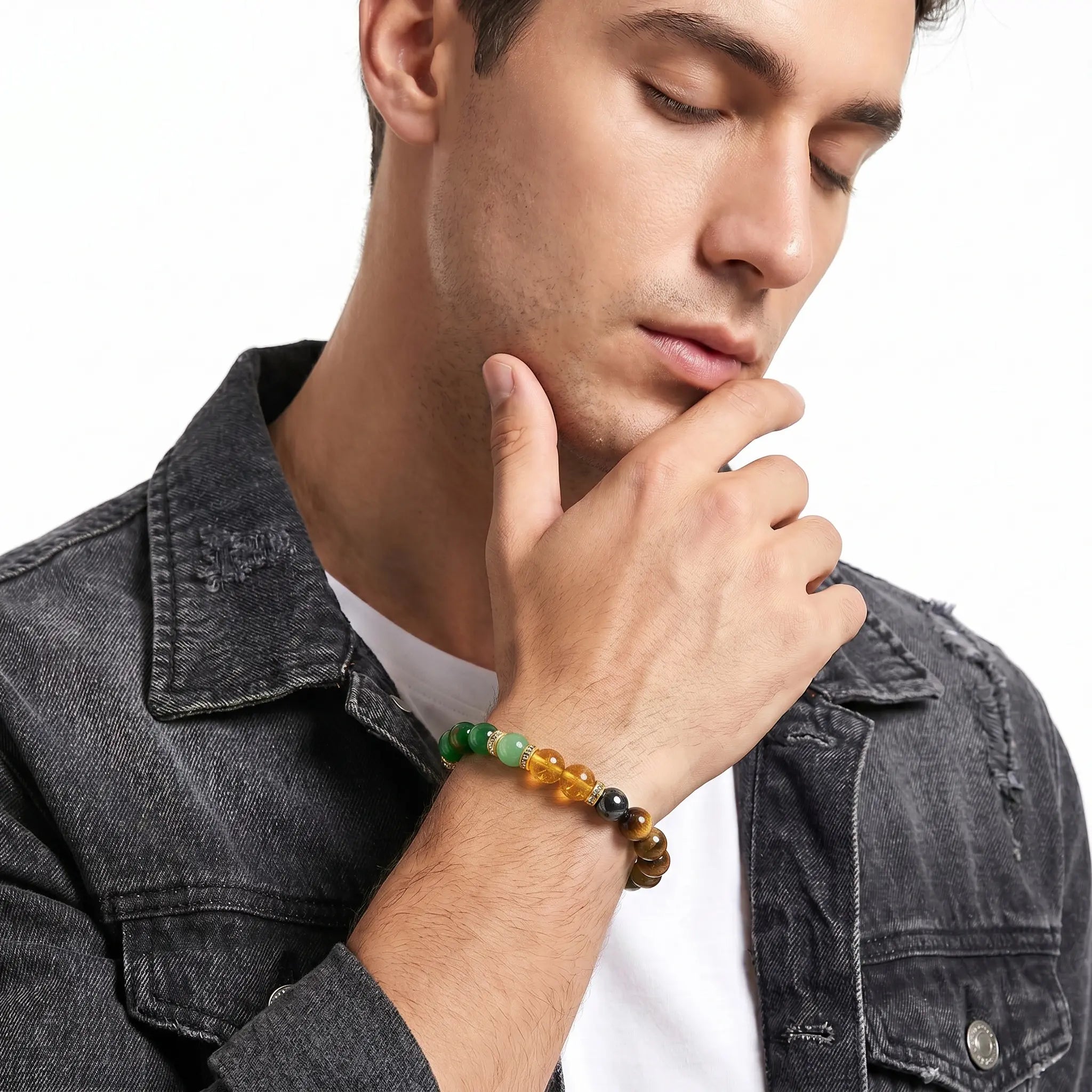 Money Bracelet with Black Onyx and Tiger'S Eye - Luck Bracelet - Attract Wealth, Abundance and Prosperity