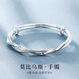 Hot-Selling Bracelet Welfare Model Bamboo Lotus Bracelet Chinese-Style Butterfly Peace Ins Student Bracelet Simple Best Friend Bracelet