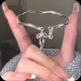 Hot-Selling Bracelet Welfare Model Bamboo Lotus Bracelet Chinese-Style Butterfly Peace Ins Student Bracelet Simple Best Friend Bracelet