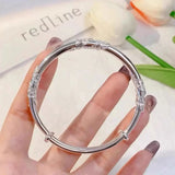 Hot-Selling Bracelet Welfare Model Bamboo Lotus Bracelet Chinese-Style Butterfly Peace Ins Student Bracelet Simple Best Friend Bracelet